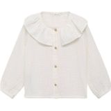 Mango Kids - Blouse - Wit - Broderie