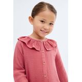 Mango - Blouse - 100% Katoen - Peter Pan-kraag - Broderie Details