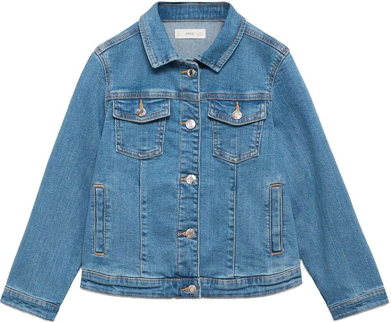 MANGO KIDS - ALLEGRA1 - Tussenjas - Blauw - Denim