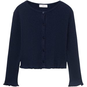 Mango Kids - Vest - Zacht Katoen en Acryl - Comfortabele Pasvorm