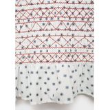 Mango Kids - Blouse - Katoen en Polyester - Lange Pofmouwen - Ronde Hals
