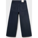 Mango Kids - Wide Leg Casual Broek - Donkerblauw
