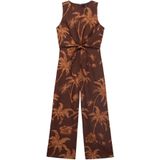 MANGO - Jumpsuit 'LANA' - Bruin - 7/8 Lengte - Mouwloos