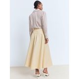 MANGO - Finoa - Rok - Lichtgeel - 7/8 lengte