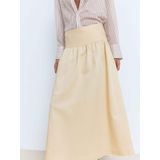 MANGO - Finoa - Rok - Lichtgeel - 7/8 lengte