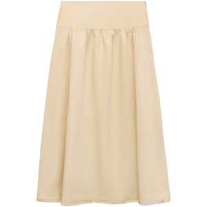 MANGO - Finoa - Rok - Lichtgeel - 7/8 lengte