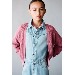 Mango Kids - Vesten - Roze - Grof Gebreid