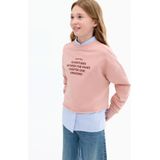 MANGO KIDS - CHAPTER - Sweatshirt - Rosa - Lange Mouw
