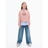 MANGO KIDS - CHAPTER - Sweatshirt - Rosa - Lange Mouw
