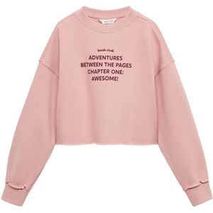 MANGO KIDS - CHAPTER - Sweatshirt - Rosa - Lange Mouw