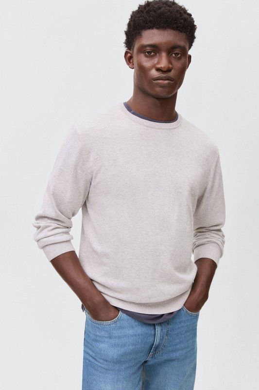 MANGO TEEN - Straight Leg - Jeans - Medium Blue Denim