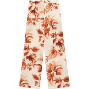 Mango - Wide Leg High Waist Broek - Multi