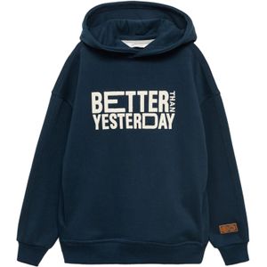 MANGO KIDS - BETTER - Sweatshirt - Ivoor/Navy