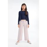 Mango Kids - Jeans - Blauw - Katoen - Straight Pasvorm