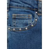 Mango - Wide Leg Jeans - Medium Blue Denim