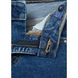 Mango - Wide Leg Jeans - Medium Blue Denim