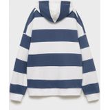MANGO KIDS - STRIPHO - Sweatshirt - Marine - Zwart - Wit