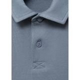Mango - Kids - Polo - Middenblauw - Lange Mouwen