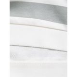 MANGO KIDS - Sweatshirt - Grijs/Wit - Losse Pasvorm - Lange Mouw