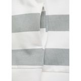 MANGO KIDS - Sweatshirt - Grijs/Wit - Losse Pasvorm - Lange Mouw