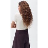 MANGO - CAMEL - Trui - Wit - Gebreide truien