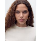 MANGO - CAMEL - Trui - Wit - Gebreide truien