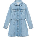 Mango - Jerseyjurk - Denim Look - Lange Mouwen - Katoen