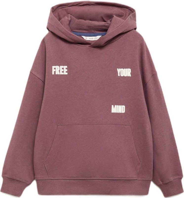 Mango - Kids - Sweater - Met Capuchon - 100% Katoen