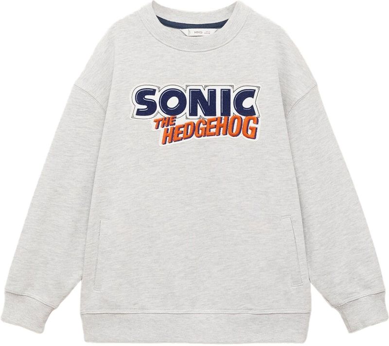 MANGO KIDS - SONICTHE - Sweatshirt - Grijs gemêleerd