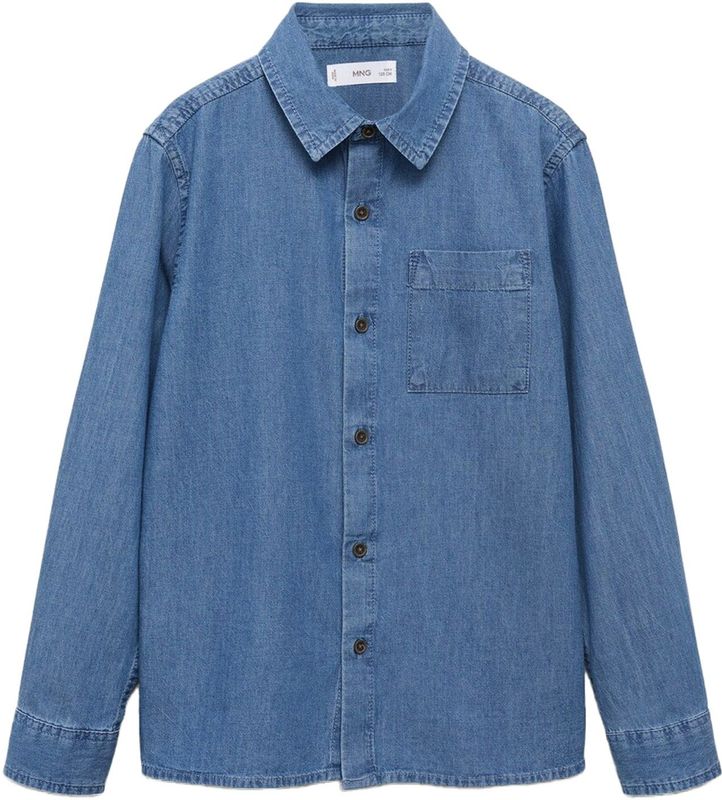 MANGO KIDS - Overhemd - Blauw - TONI - Denim