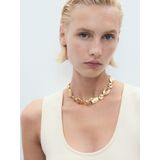 MANGO - BOWSER - Jurk - Beige - 3/4 Lengte - Aansluitende Pasvorm