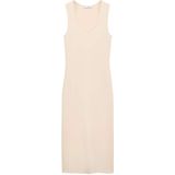 MANGO - BOWSER - Jurk - Beige - 3/4 Lengte - Aansluitende Pasvorm