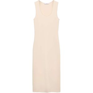 MANGO - BOWSER - Jurk - Beige - 3/4 Lengte - Aansluitende Pasvorm