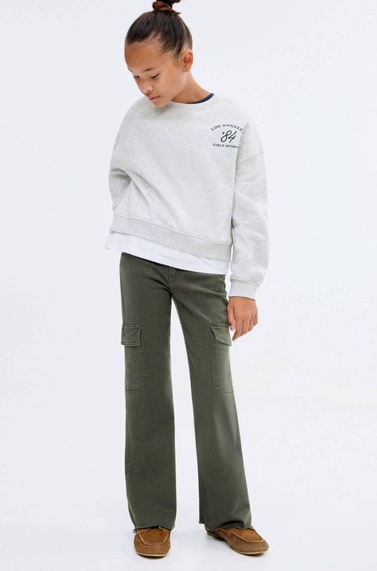 Mango - Cargobroek - Flared Pasvorm - Zacht Katoen