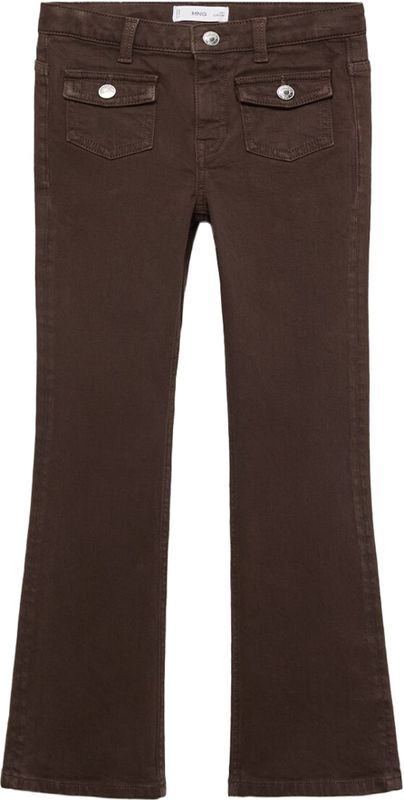 Jeans - Effen - Denim - Flared - Colored Denim - Lang