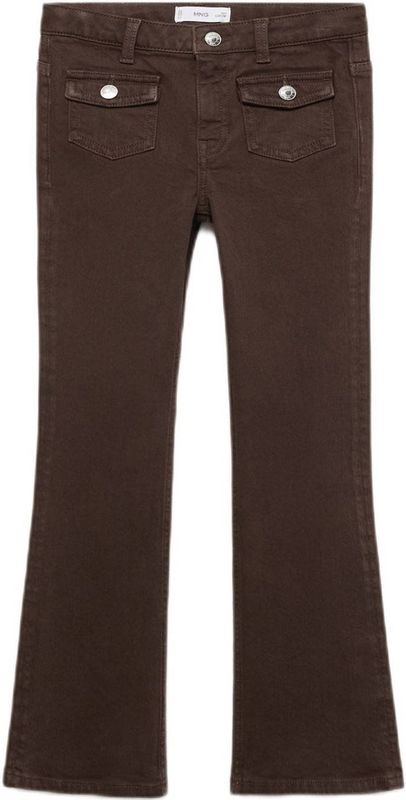 Jeans - Flared - Effen - Denim - Colored Denim