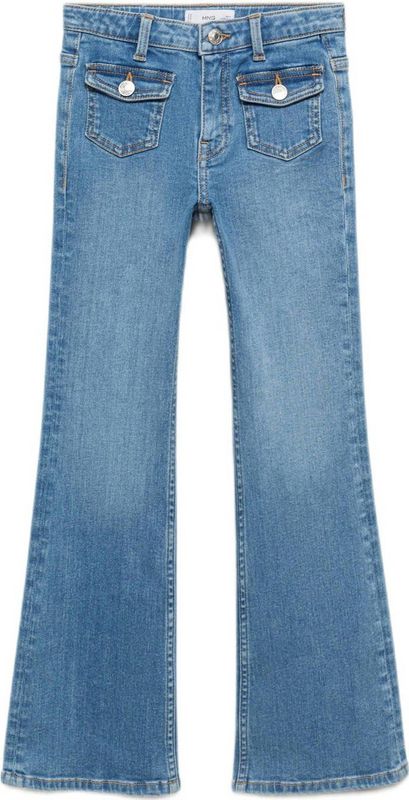 Mango Kids - Flared Jeans - Blauw - Denim