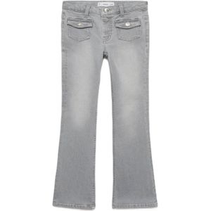 Mango Kids - Flared Fit - Jeans - Blauw - Katoen