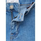 Mango Kids - Wide Leg Jeans - Medium Blue Denim