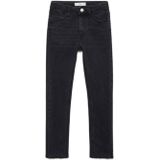 Mango Kids - Jeans - Zwart - Denim - Normale Taillehoogte