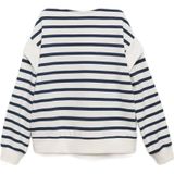 MANGO KIDS - HOMBRI - Sweatshirt - Navy / Wit - Losse Pasvorm