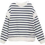 MANGO KIDS - HOMBRI - Sweatshirt - Navy / Wit - Losse Pasvorm