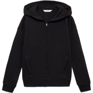 Mango Kids - Vest - Zacht Katoen - Met Capuchon - Lange Mouwen
