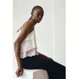 Mango Teen - Spaghetti Top - Katoen - Wit