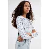 Mango Kids - Denim Straight - Tuinbroek - Light Blue Denim