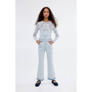 Mango Kids - Denim Straight - Tuinbroek - Light Blue Denim