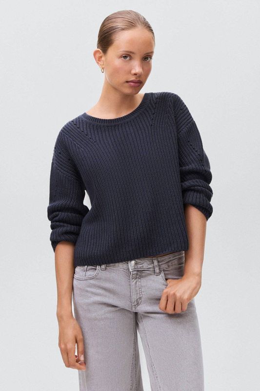 MANGO TEEN - Trui - Grof Gebreid - Katoen en Acryl