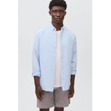 MANGO TEEN - Overhemd - Lichtblauw - 100% Katoen - Lange Mouwen