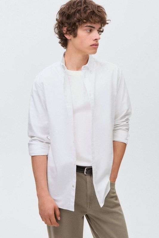 MANGO TEEN - Overhemd - 100% Katoen - Lange Mouwen