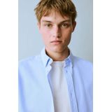 MANGO TEEN - Overhemd - Lichtblauw - Regular Fit - Lange Mouwen